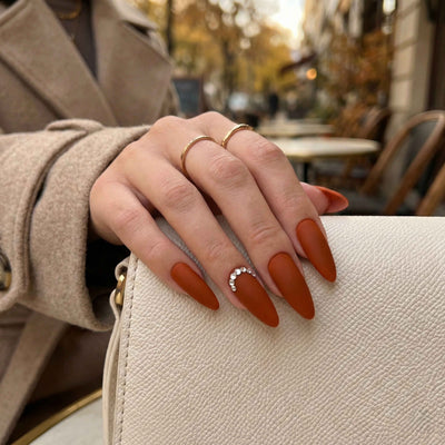 Pre-Arranged Crystal Nail Art