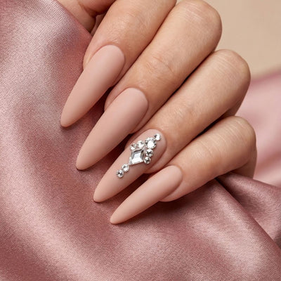 Pre-Arranged Crystal Nail Art