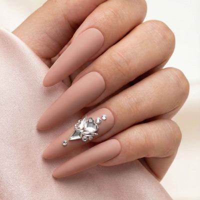 Pre-Arranged Crystal Nail Art