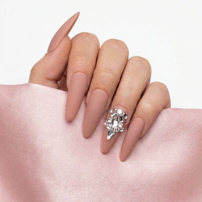 Pre-Arranged Crystal Nail Art