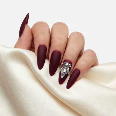 Pre-Arranged Crystal Nail Art
