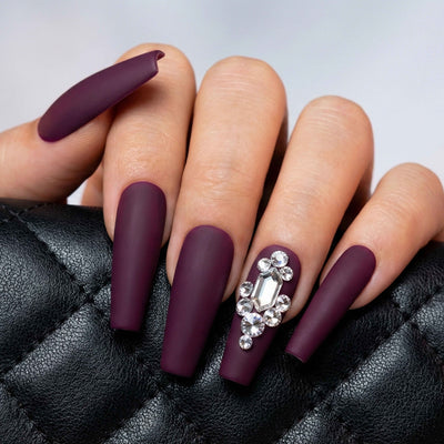 Pre-Arranged Crystal Nail Art