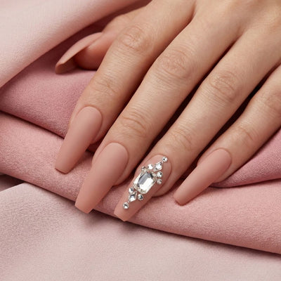 Pre-Arranged Crystal Nail Art