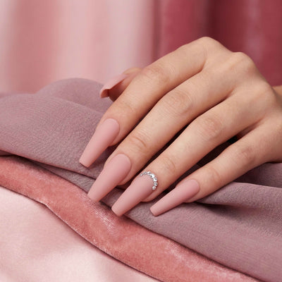 Pre-Arranged Crystal Nail Art