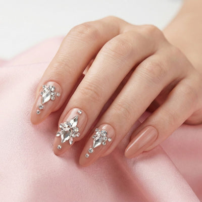 Pre‑Arranged Crystal Nail Art
