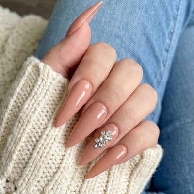 Pre-Arranged Crystal Nail Art